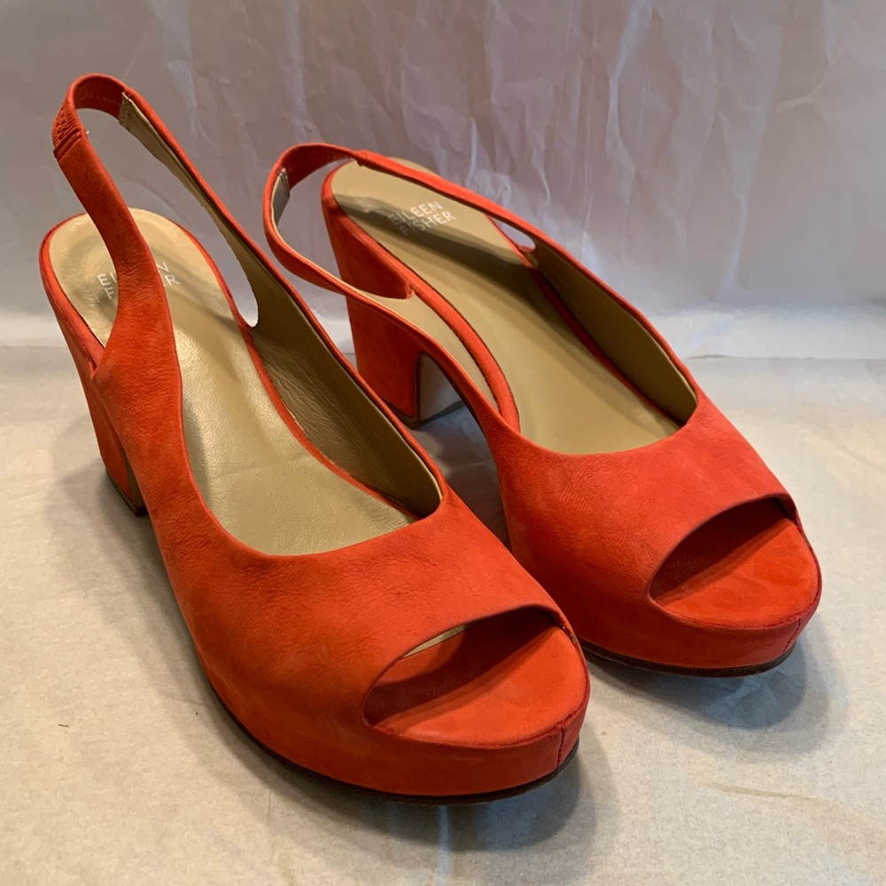 Eileen Fisher Slingback Block Heels